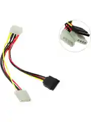 Переходник питания Sata 1big to 1SATA+1big,10 см