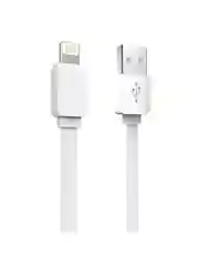 USB кабель Pro Legend плоский Iphone 5, 6s, 8 pin, 1м,  белый