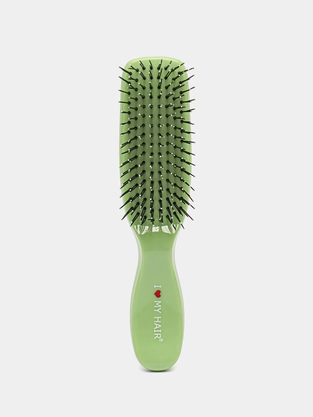 Зеленый i LOVE MY HAIR / Щетка, расческа для волос Spider Classic 1503 глянцевая, размер S