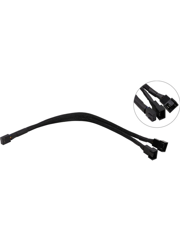 Разветвитель питания для вентилятора 4pin to 2x4pin, 20 см