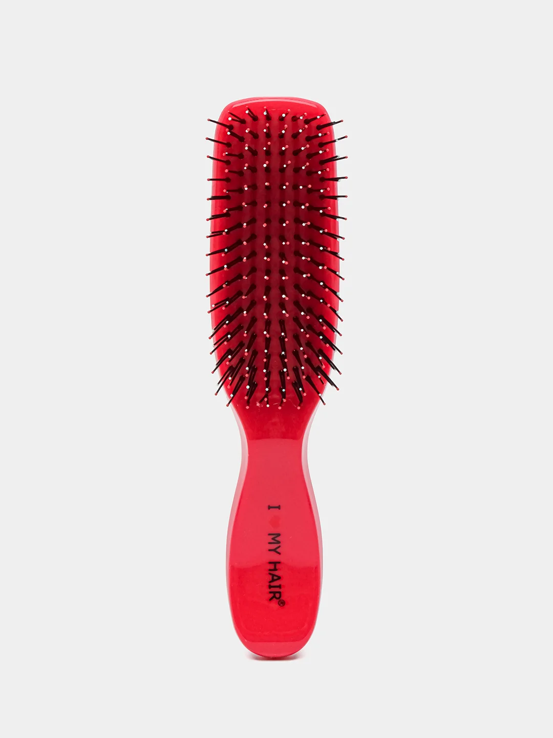 Бордовый i LOVE MY HAIR / Щетка, расческа для волос Spider Classic 1503 глянцевая, размер S