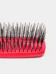 Бордовый i LOVE MY HAIR / Щетка, расческа для волос Spider Classic 1503 глянцевая, размер S