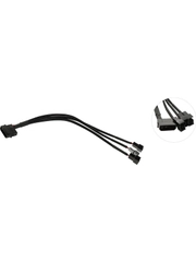 Переходник-разветвитель питания для вентиляторов molex-> 3x4pin, 20см