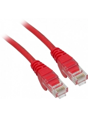 Патчкорд UTP кат.5E RJ-45 вилка <--> RJ-45 вилка, красный, 3 м.