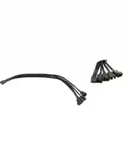 Разветвитель питания для вентилятора 4pin to 4x4pin, 30 см