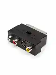 Переходник  SCART вилка - 3RCA розетка с переключателем