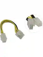 Переходник питания ATX БП 4pin -> 8pin МатПлата, 10 см