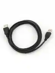 Кабель USB 2.0 А вилка <--> USB А розетка, удлинитель 1.5 м. черный