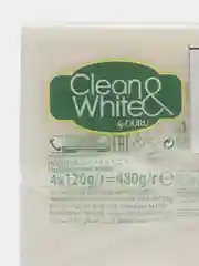 Универсальное хозяйственное мыло Clean&White by DURU 4*120 гр=480 гр