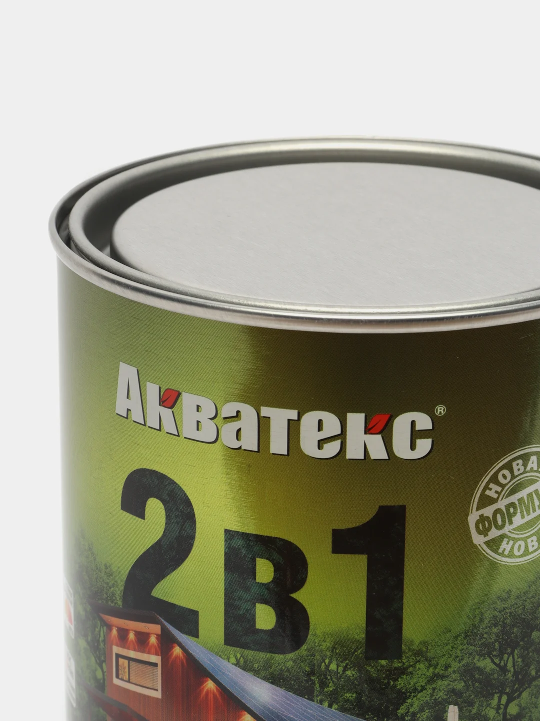 Акватекс 2 в 1, пропитка по дереву, цвет Ваниль, 0,8 л