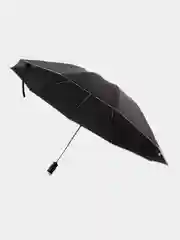 Черный зонт обратного сложения со встроенным фонариком, умный зонт Zuodu Automatic Umbrella LED