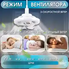 Люстра-вентилятор 360 градусов