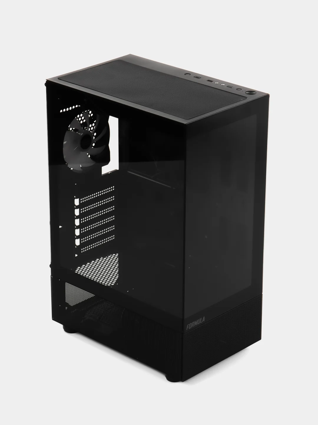 Черный корпус компьютерный Formula Crystal Z1 PLUS, без БП