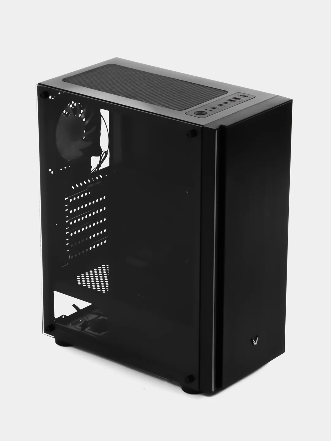 Черный корпус компьютерный с подсветкой Formula CL-3302B RGB, без БП