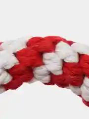 Красный жевательная игрушка для собак. Игрушка канат-кольцо для собак