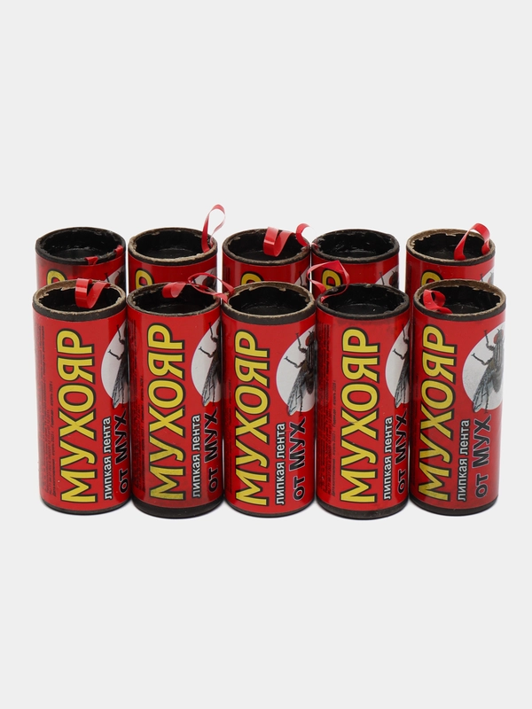Липкая лента от мух "Мухояр" по 5-10шт в упаковке