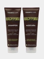 Happy Hair Macadamia Moist, набор: шампунь бессульфатный + маска