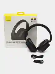 Черный беспроводные наушники с шумоподавлением BASEUS H1i