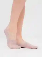 Розовый носки слетки женские ажурные капрон