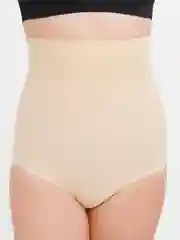 Кремовый трусы женские push-up, с накладкой на ягодицы