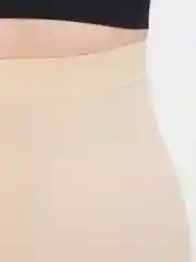 Кремовый трусы женские push-up, с накладкой на ягодицы