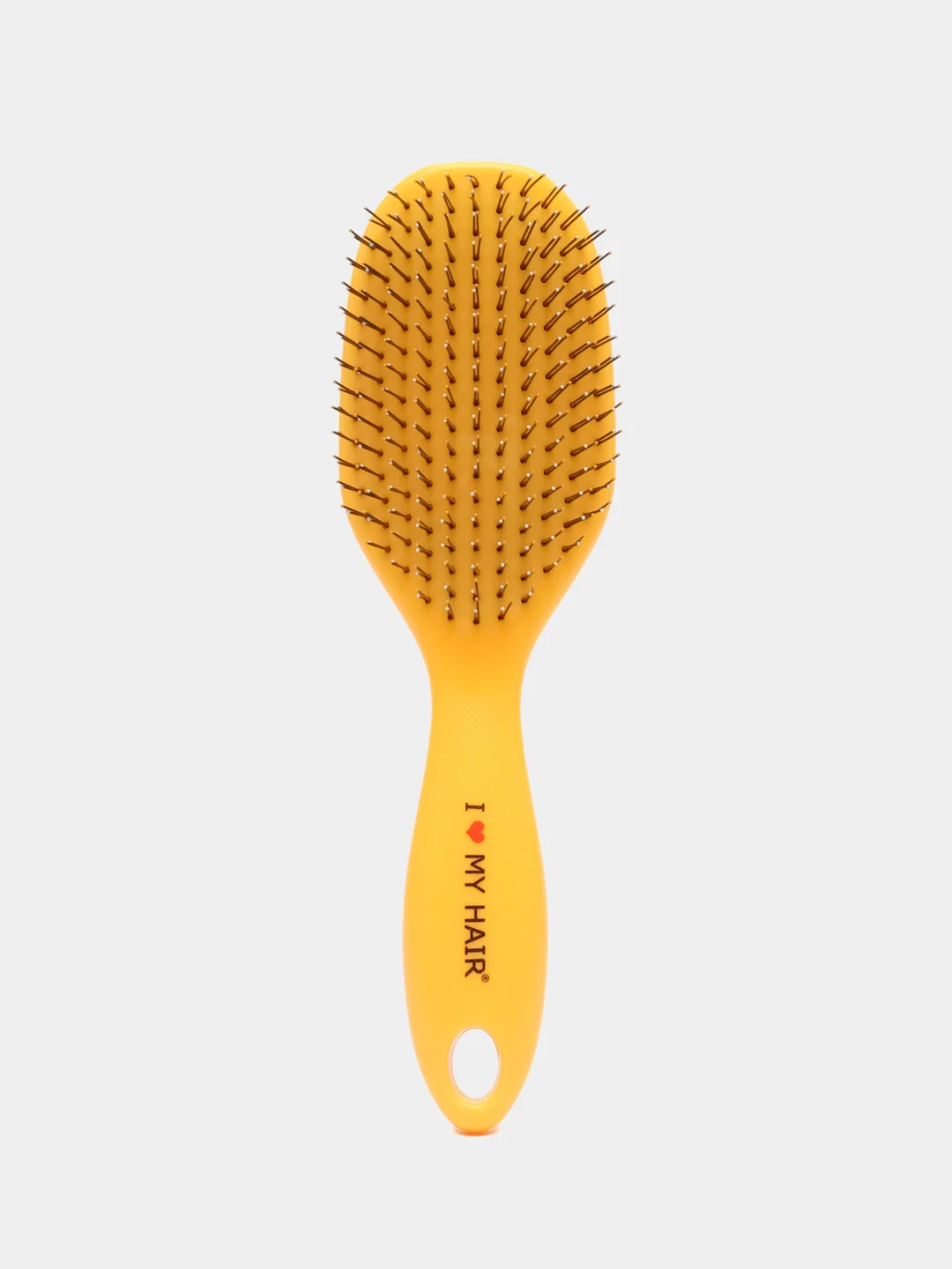 Желтый i LOVE MY HAIR / Расческа, щетка для волос Spider Classic 1502 глянцевая, размер L