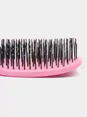 Розовый i LOVE MY HAIR / Расческа, щетка для волос Spider Classic 1502 глянцевая, размер L