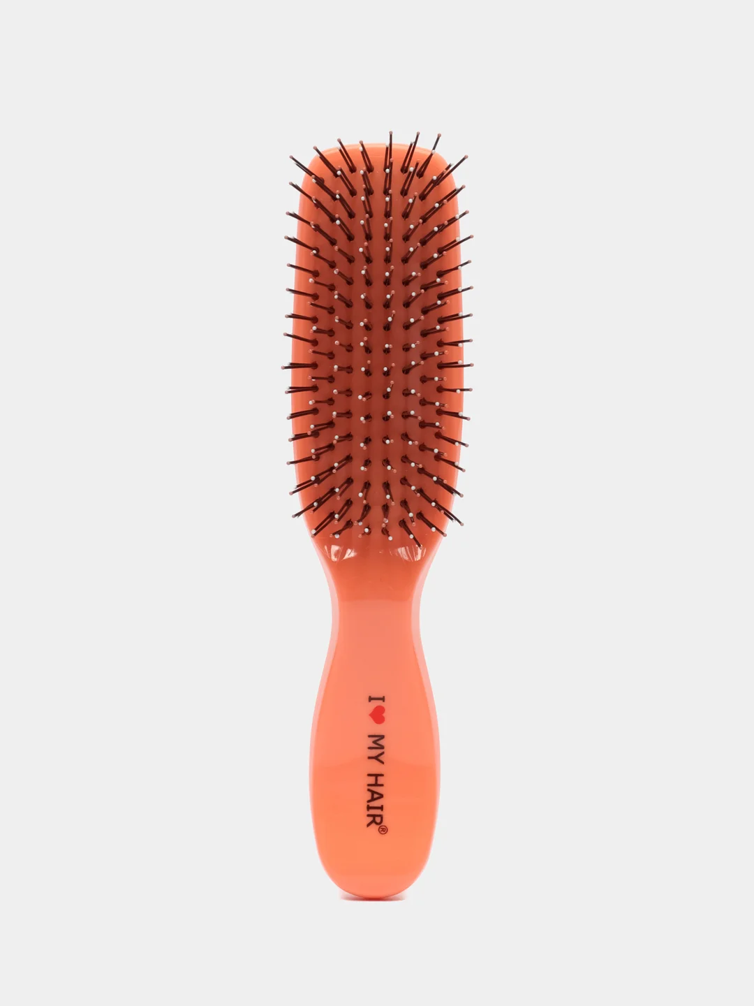 Коралловый i LOVE MY HAIR / Щетка, расческа для волос Spider Classic 1503 глянцевая, размер S