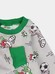 Зеленый пижама для мальчика: кофта и штаны