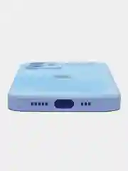 Небесно-голубой чехол для iPhone 11, 12, 13, 14, 14 Pro, 14 Pro Max, 15, 15 Pro, 15 Pro Max
