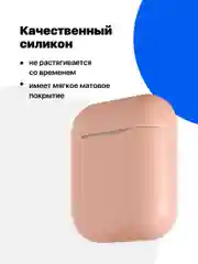 Розовый чехол для наушников Apple AirPods SSY