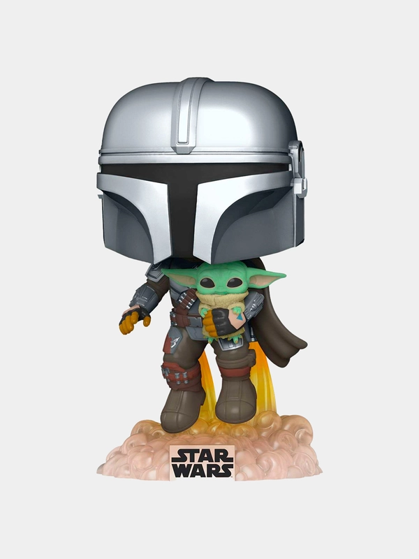 Фигурка Funko POP! "Мандалорец с Малышом" (402), Star Wars ATG Mandalorian