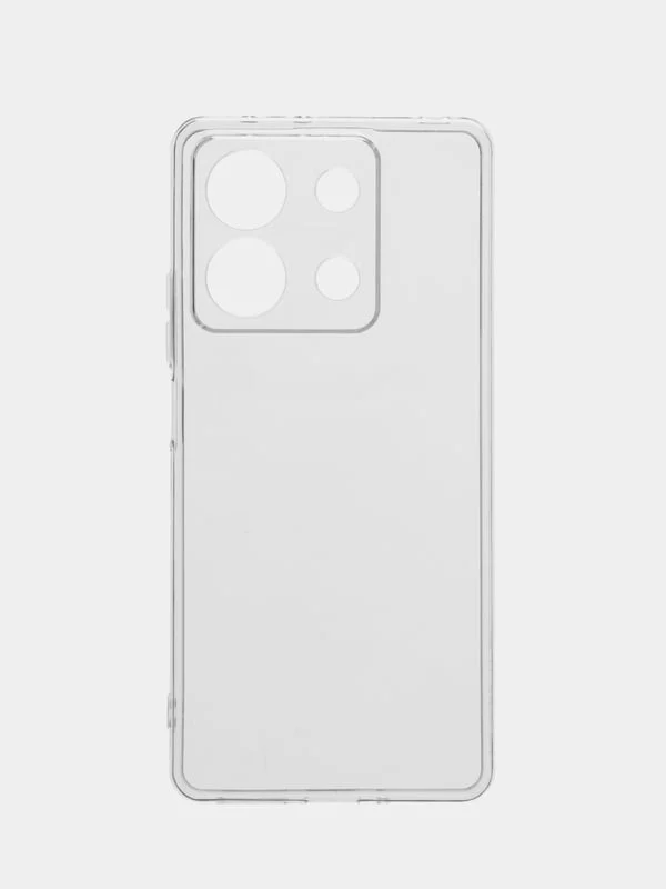 Чехол Redmi Note 13 5G / Сяоми Редми Нот 13 5Г, Poco X6 / Поко Х6 прозрачный силиконовый