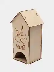 Белый чайный домик