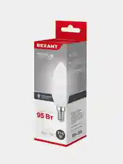 Лампа светодиодная REXANT Свеча, 11,5 Вт, E14, 1093 Лм, 6500 K