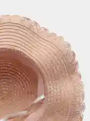 Коричневый детская соломенная шляпа, шляпа для девочек, шляпа летняя детская