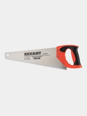Ножовка по дереву REXANT Зубец, 400мм, 7-8 TPI, каленый зуб 2D, двухкомпонентная рукоятка