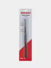 Пинцет прямой REXANT, рифленый, 200мм