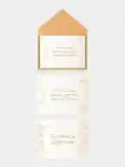 Открытка с крафтовым конвертом и наклейкой