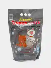 Наполнитель комкующийся Экософт "Супер комок", для кошачьего туалета, 4,5 л