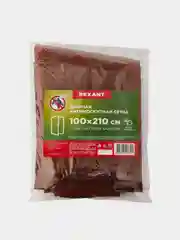 Дверная антимоскитная сетка REXANT, 210х100см, с магнитами по всей длине, коричневая