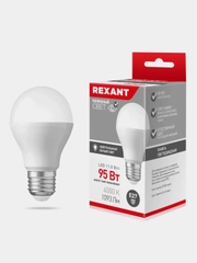 Лампа светодиодная REXANT Груша, A60, 11,5Вт, E27, 1093Лм, 4000K