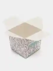 Разноцветный коробка складная подарочная новогодняя  12 х 12 х 12 см