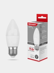 Лампа светодиодная REXANT Свеча (CN), 9,5Вт, E27, 903Лм, 4000K