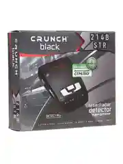 Черный автомобильный радар-детектор/антирадар Crunch 214B Антистрелка