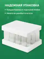 Баночки для специй стекло Shiny Kitchen, банки для приправ с наклейками, 12 шт
