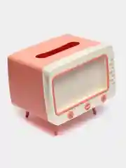 Белый салфетница с подставкой для телефона