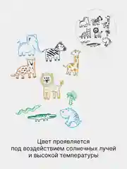 Разноцветный термонаклейка-хамелеон на одежду, термотрансфер, меняющий цвет, наклейка на футболку