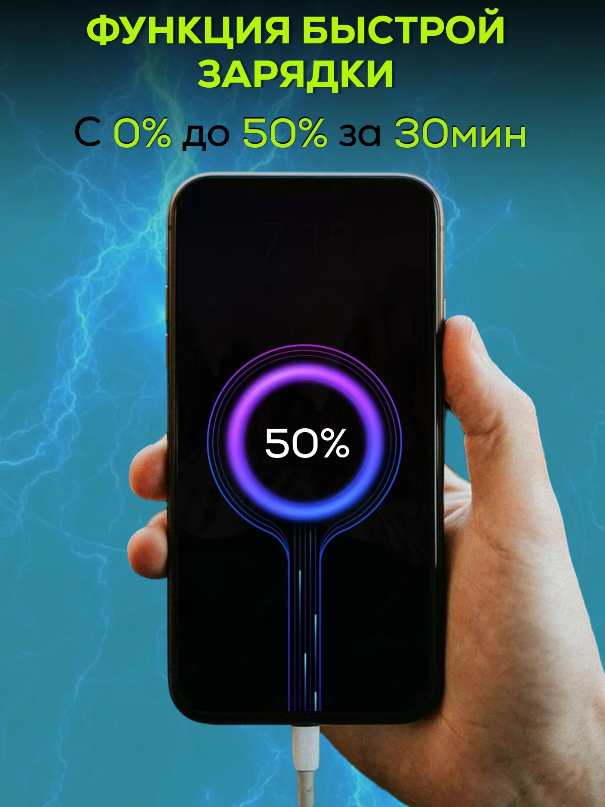 Блок питания, зарядное устройство Type-C, с быстрой зарядкой, 20-25W