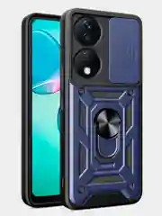 Темно-синий чехол противоударный armors для Honor X7B / Хонор Х7В с защитой камеры